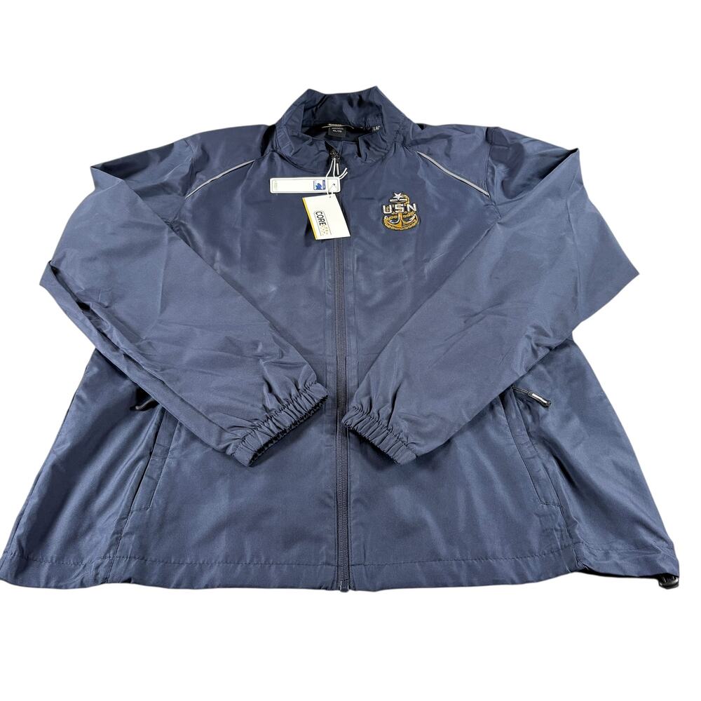 NWT - USN Senior Chief‎ Windbreaker Jacket Ladies Sz XL